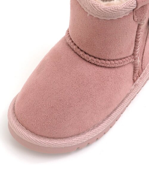 Ampersand（アンパサンド）の「リボンボアブーツ（ブーツ・キッズ・ブラック/ピンク/ブラウン・16/21/14/13/15 /20/19/17/18）」の10枚目の写真