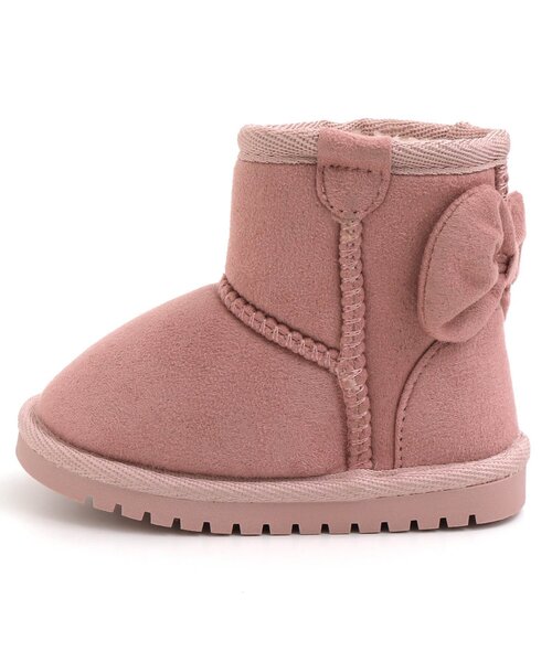 Ampersand（アンパサンド）の「リボンボアブーツ（ブーツ・キッズ・ブラック/ピンク/ブラウン・16/21/14/13/15 /20/19/17/18）」の11枚目の写真