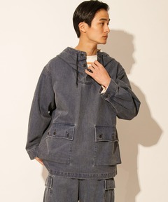 12オンスピグメントデニムアノラック