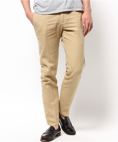 MYSELF ABAHOUSE（マイセルフアバハウス）の「ﾌﾟﾘﾍﾟﾗｽﾗｯｸｽ（その他パンツ・メンズ・オフホワイト/ベージュ/マスタード/ネイビー・SMALL/LARGE/MEDIUM/XX-LARGE）」の2枚目の写真