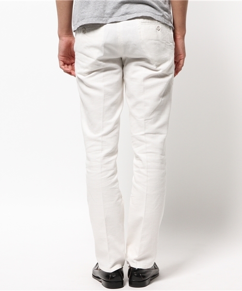 MYSELF ABAHOUSE（マイセルフアバハウス）の「ﾌﾟﾘﾍﾟﾗｽﾗｯｸｽ（その他パンツ・メンズ・オフホワイト/ベージュ/マスタード/ネイビー・SMALL/LARGE/MEDIUM/XX-LARGE）」の6枚目の写真