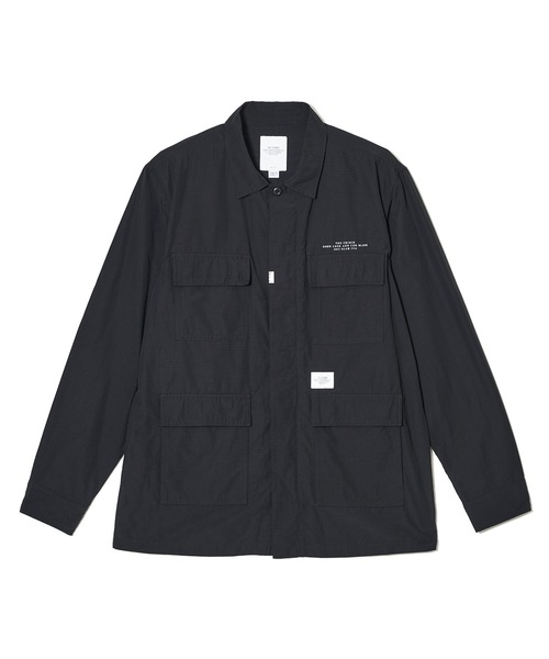 完売品⭐︎CRIMIE RIP STOP SNAP JACKET Lサイズ CRIMIE（クライミー）の「RIP STOP MILITARY SHIRT JACKET