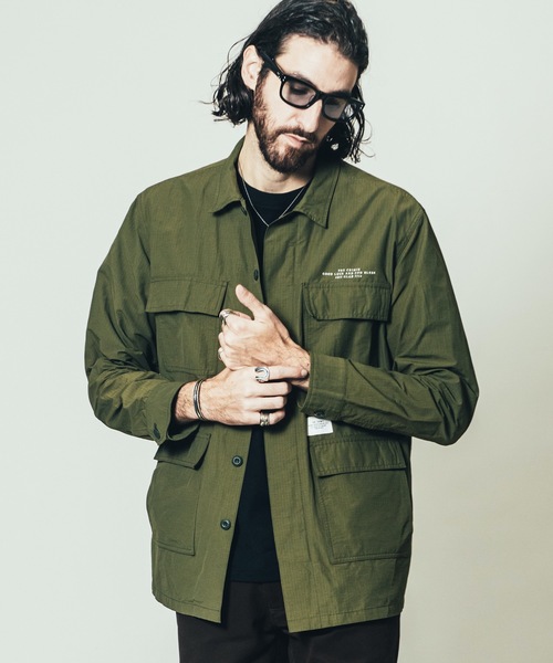 CRIMIE（クライミー）の「RIP STOP MILITARY SHIRT JACKET
