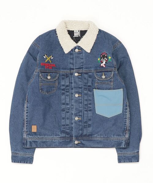 CHUMS(チャムス)の「チャムス CHUMS BSC Flame Rtrdnt Jean Boa JKT(その他アウター・メンズ・ダークブルー・M/L)」の1枚目の写真