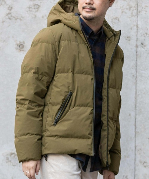 URBAN RESEARCH ROSSO MEN(アーバンリサーチロッソメン)の「『XLサイズあり』ファンクショナルストレッチグリーンダウンジャケット(ダウンジャケット/コート・メンズ・ブラック/カーキ/チャコールグレー/パープル系その他・MEDIUM/LARGE/X-LARGE)」の14枚目の写真