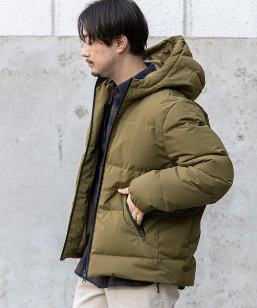 URBAN RESEARCH ROSSO MEN(アーバンリサーチロッソメン)の「『XLサイズあり』ファンクショナルストレッチグリーンダウンジャケット(ダウンジャケット/コート・メンズ・ブラック/カーキ/チャコールグレー/パープル系その他・MEDIUM/LARGE/X-LARGE)」の12枚目の写真
