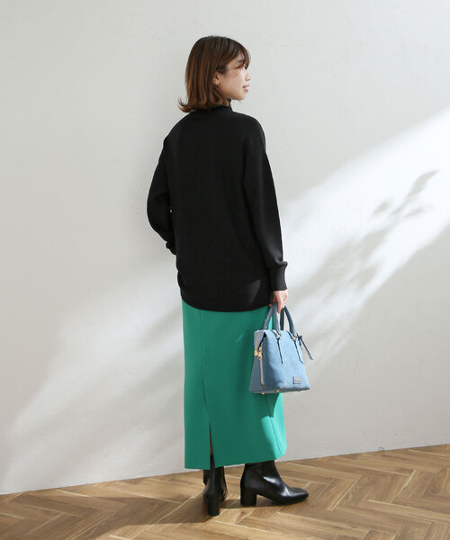 ガーターハイネックプルオーバー