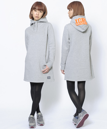 X-girl | PILE LOGO SWEAT HOODIE DRESS(ワンピース)