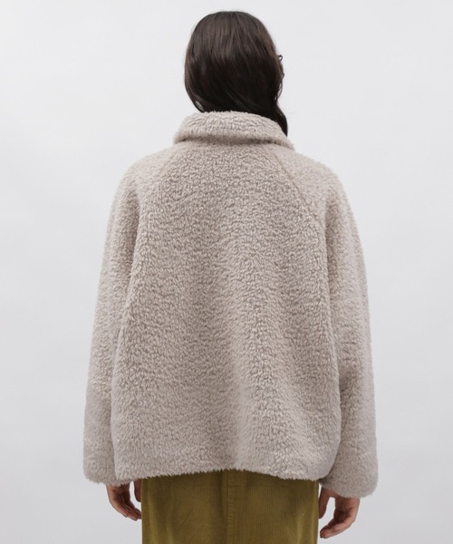 LAKOLE（ラコレ）の「ボアショートブルゾン / 174823（その他アウター・レディース・アイボリー/ブラック/サンドグレー・SMALL/MEDIUM）」の12枚目の写真