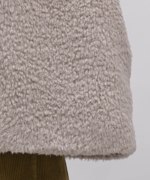 LAKOLE（ラコレ）の「ボアショートブルゾン / 174823（その他アウター・レディース・アイボリー/ブラック/サンドグレー・SMALL/MEDIUM）」の18枚目の写真