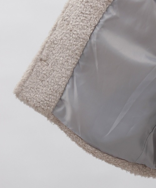 LAKOLE（ラコレ）の「ボアショートブルゾン / 174823（その他アウター・レディース・アイボリー/ブラック/サンドグレー・SMALL/MEDIUM）」の21枚目の写真