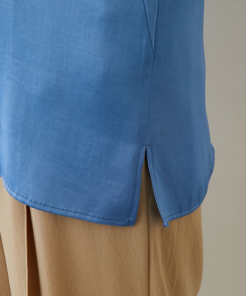 GALLARDAGALANTE（ガリャルダガランテ）の「《セットアップ対応》ヴィンテージサテンキャミソール（キャミソール・レディース・ホワイト/ブルー・FREE）」の12枚目の写真