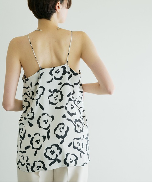 GALLARDAGALANTE（ガリャルダガランテ）の「《セットアップ対応》ヴィンテージサテンキャミソール（キャミソール・レディース・ホワイト/ブルー・FREE）」の18枚目の写真