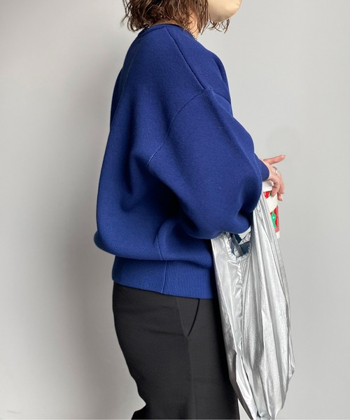 CPCM（シーピーシーエム）の「もっちりロゴニットプルオーバー（ニット/セーター・レディース・オフホワイト/レッド/ブラック/ネイビー・FREE）」の17枚目の写真