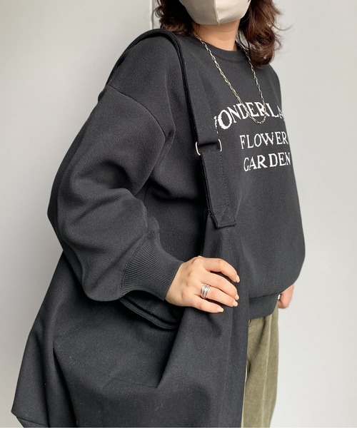 CPCM（シーピーシーエム）の「もっちりロゴニットプルオーバー（ニット/セーター・レディース・オフホワイト/レッド/ブラック/ネイビー・FREE）」の12枚目の写真