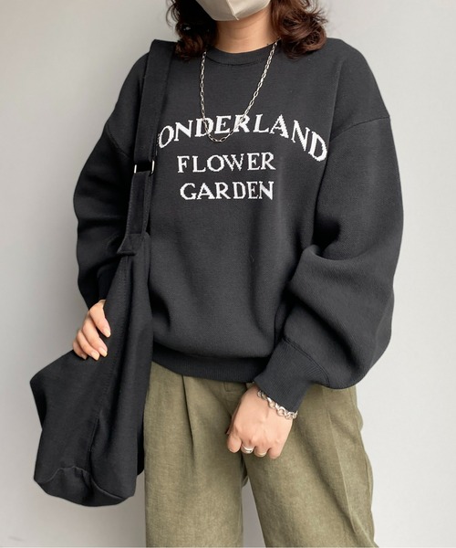 CPCM（シーピーシーエム）の「もっちりロゴニットプルオーバー（ニット/セーター・レディース・オフホワイト/レッド/ブラック/ネイビー・FREE）」の9枚目の写真