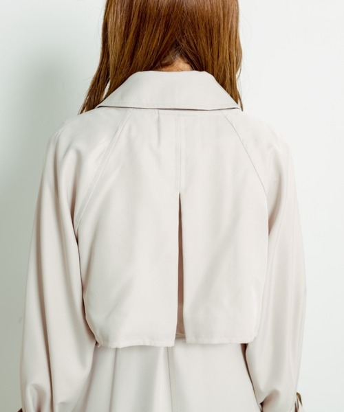 OLIVE des OLIVE（オリーブデオリーブ）の「マルチWAYトレンチコート（トレンチコート・レディース・ライトベージュ/サックスブルー・FREE）」の16枚目の写真