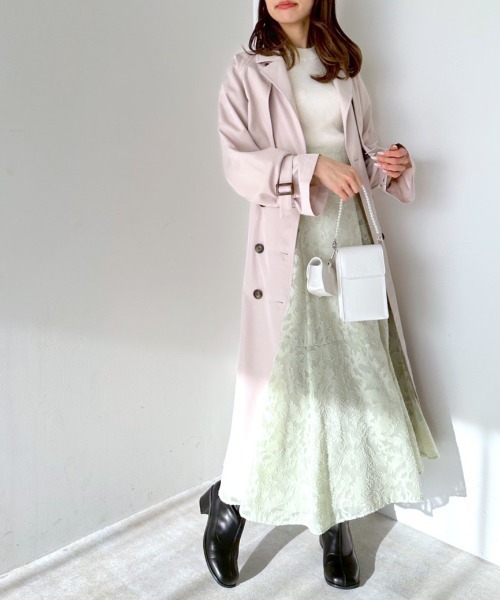 OLIVE des OLIVE（オリーブデオリーブ）の「マルチWAYトレンチコート（トレンチコート・レディース・ライトベージュ/サックスブルー・FREE）」の18枚目の写真