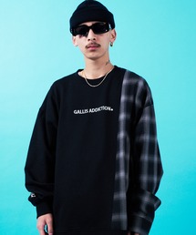GALLIS ADDICTION | GA SEPARATE-OMBRE CREW(スウェット)
