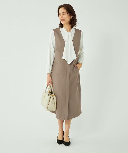 Green label ジレ ワンピース　フリーサイズ Green label ジレ ワンピース フリーサイズ