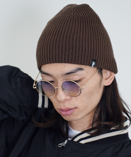 XLARGE(エクストララージ)の「XLARGE / エクストララージ SINGLE BEANIE ニット帽(ニットキャップ/ビーニー・メンズ・ブラウン/バーガンディー/グリーン/ブラック・FREE)」の3枚目の写真