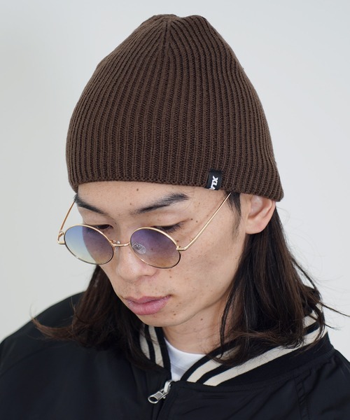 XLARGE(エクストララージ)の「XLARGE / エクストララージ SINGLE BEANIE ニット帽(ニットキャップ/ビーニー・メンズ・ブラウン/バーガンディー/グリーン/ブラック・FREE)」の7枚目の写真