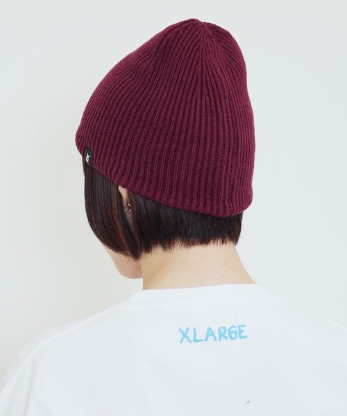 XLARGE(エクストララージ)の「XLARGE / エクストララージ SINGLE BEANIE ニット帽(ニットキャップ/ビーニー・メンズ・ブラウン/バーガンディー/グリーン/ブラック・FREE)」の15枚目の写真