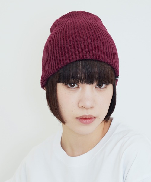 XLARGE(エクストララージ)の「XLARGE / エクストララージ SINGLE BEANIE ニット帽(ニットキャップ/ビーニー・メンズ・ブラウン/バーガンディー/グリーン/ブラック・FREE)」の13枚目の写真