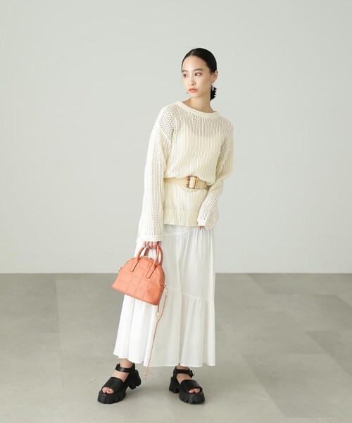 FREE'S MART(フリーズマート)の「◆タンクソールサンダル(サンダル・レディース・ブラック/ホワイト・LARGE/MEDIUM)」の15枚目の写真