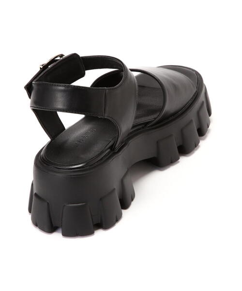 FREE'S MART(フリーズマート)の「◆タンクソールサンダル(サンダル・レディース・ブラック/ホワイト・LARGE/MEDIUM)」の6枚目の写真