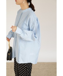 【ZOZO限定】ワッシャータフタピンタックブラウス