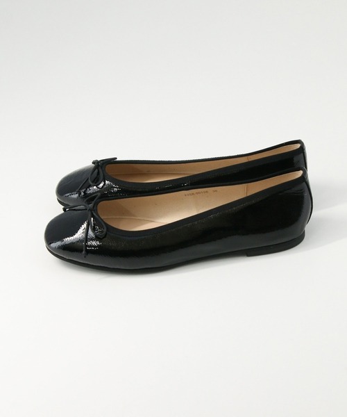 Gready Brilliant（グレディブリリアン）の「レザーバレエシューズ（バレエシューズ・レディース・ブラック/オフホワイト/シルバー・38/37/36）」の12枚目の写真