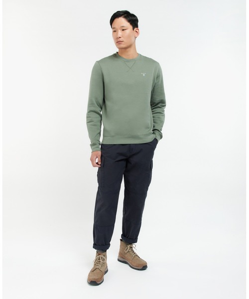 Barbour(バブアー)の「RIDSDALEクルースウェット(スウェット・メンズ・グレー/ネイビー/オリーブ・L/M/S/XL)」の8枚目の写真
