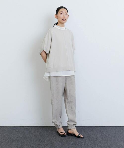 LOISIR（ロワズィール）の「グランジリネンジョガーパンツ