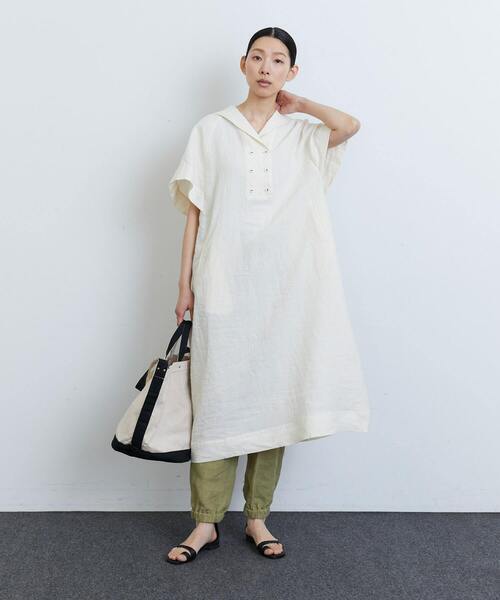 LOISIR（ロワズィール）の「グランジリネンジョガーパンツ