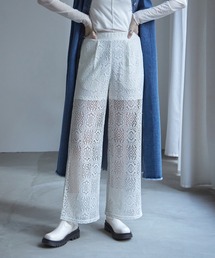 クロシェレースイージーワイドパンツ