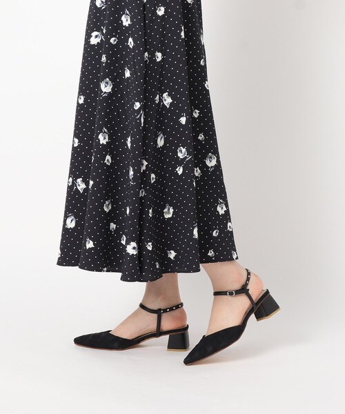 ESPERANZA(エスペランサ)の「◆太ヒールジャカード柄ミュールパンプス(サンダル・レディース・ブラック系2/ブルー系8/イエロー系8・L/LL/S/M)」の18枚目の写真