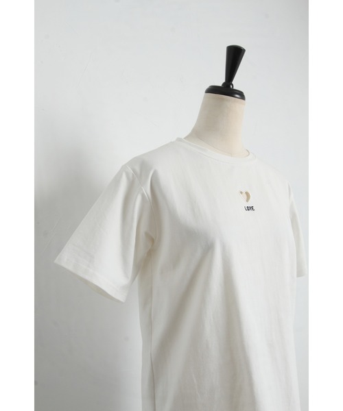 美香さんコラボ】ハートカットロングTシャツ