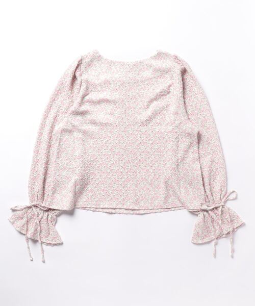 flower（フラワー）の「フレアブルームブラウス（シャツ/ブラウス・レディース・ピンク/ホワイト・FREE）」の9枚目の写真