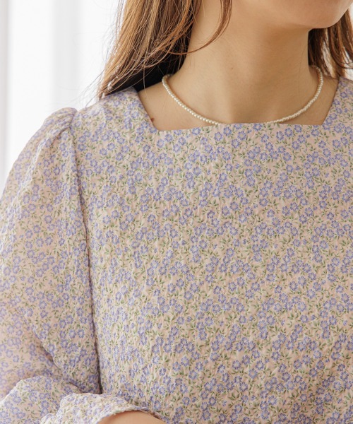 flower（フラワー）の「フレアブルームブラウス（シャツ/ブラウス・レディース・ピンク/ホワイト・FREE）」の22枚目の写真