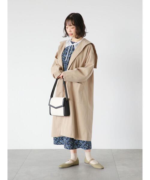 ehka sopo（エヘカソポ）の「キャンバスパイピングショルダーバッグ（ハンドバッグ・レディース・キャメル/ブラック/ブラウン・ﾌﾘ-）」の12枚目の写真