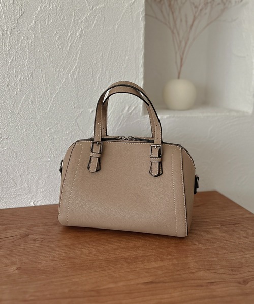 apres jour clair（アプレジュールクレア）の「【apres jour clair×ARIAZ】2WAYボストンバッグ（ハンドバッグ・レディース・ダークブラウン/ベージュ/ブラック・FREE）」の13枚目の写真