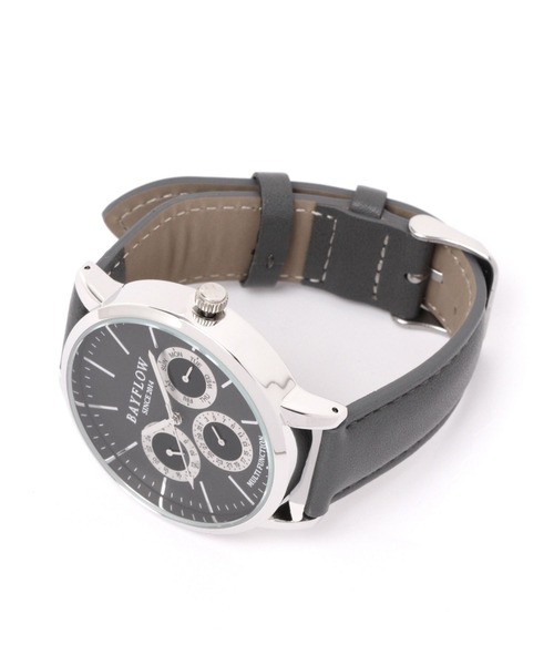 BAYFLOW（ベイフロー）の「マルチアイウォッチ（アナログ腕時計・レディース・ライトベージュ/グレー・FREE）」の4枚目の写真