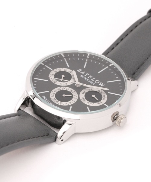 BAYFLOW（ベイフロー）の「マルチアイウォッチ（アナログ腕時計・レディース・ライトベージュ/グレー・FREE）」の7枚目の写真