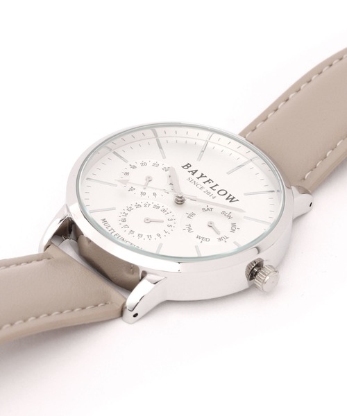 BAYFLOW（ベイフロー）の「マルチアイウォッチ（アナログ腕時計・レディース・ライトベージュ/グレー・FREE）」の11枚目の写真