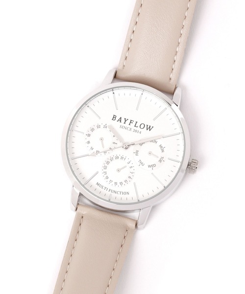 BAYFLOW（ベイフロー）の「マルチアイウォッチ（アナログ腕時計・レディース・ライトベージュ/グレー・FREE）」の18枚目の写真