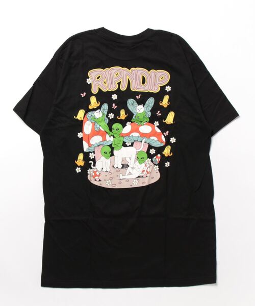 RIPNDIP(リップンディップ)の「★RIPNDIP★ BEST WISHES TEE(Tシャツ/カットソー・レディース・ブラック・MEDIUM/LARGE)」の2枚目の写真