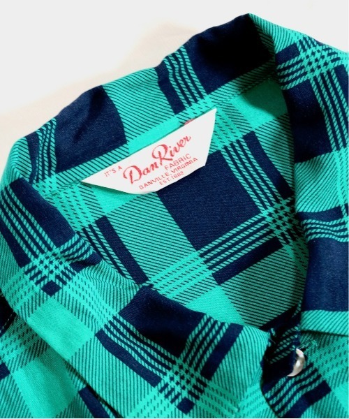 C.E.L.STORE（セルストア）の「DAN RIVER/ダンリバー CHECK BOX SS SHIRT チェックボックスSSシャツ（シャツ/ブラウス・メンズ・ベージュ/ブラック/グリーン/ブラック系・LARGE/X-SMALL/MEDIUM）」の9枚目の写真