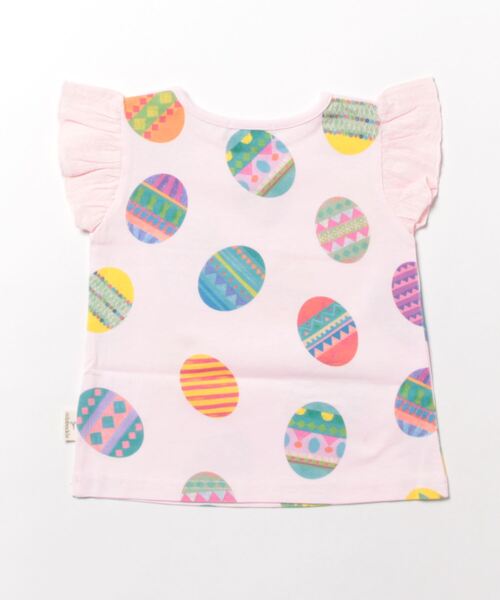 kladskap（クレードスコープ）の「【コロボックル】イースター半袖チュニック（チュニック・キッズ・ライトピンク/オフホワイト・120cm/90cm/110cm/100cm/80ｃｍ）」の3枚目の写真