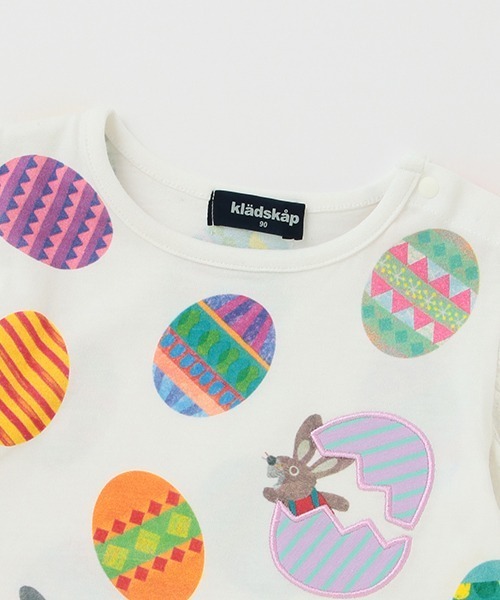 kladskap（クレードスコープ）の「【コロボックル】イースター半袖チュニック（チュニック・キッズ・ライトピンク/オフホワイト・120cm/90cm/110cm/100cm/80ｃｍ）」の13枚目の写真